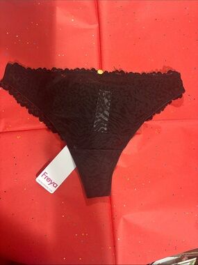 Freya Black Lace Bikini Brief XS210